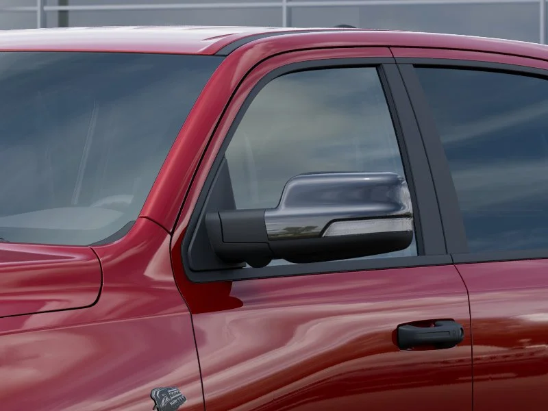 New 2027 Molten Red Pearl-Coat Exterior Paint RAM Laramie Night Edition image 12