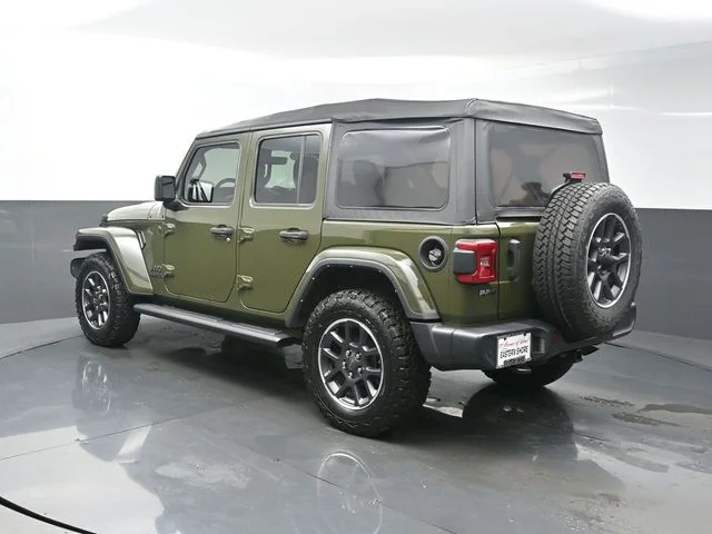 Used 2021 Green Jeep Unlimited Sport image 5