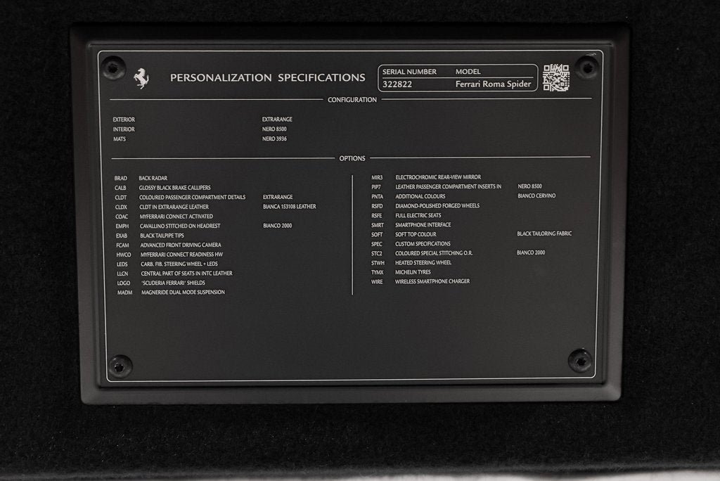 Certified Used 2025 Bianco Cervino Ferrari Spider image 19
