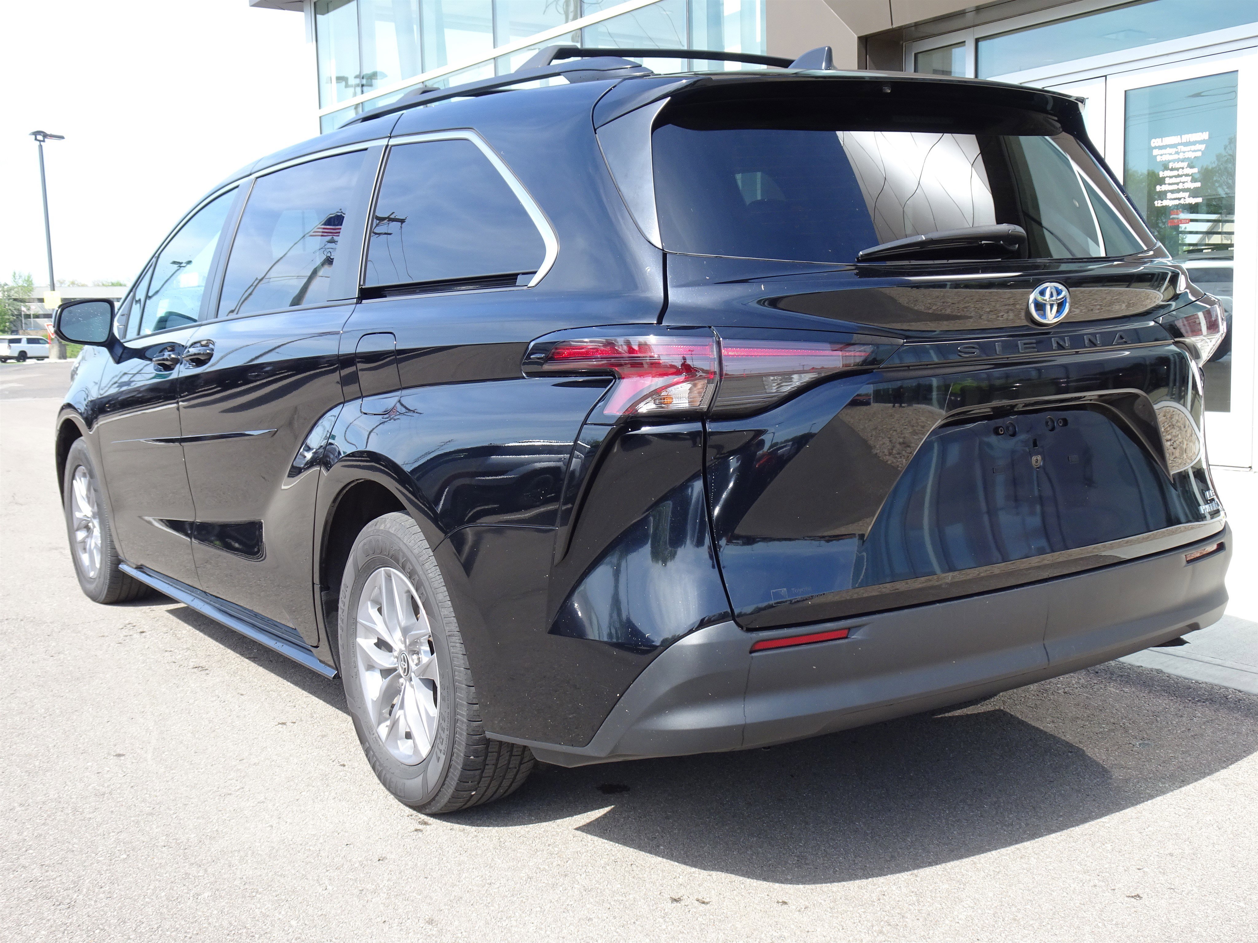 Used 2024 Midnight Black Metallic Toyota LE image 3