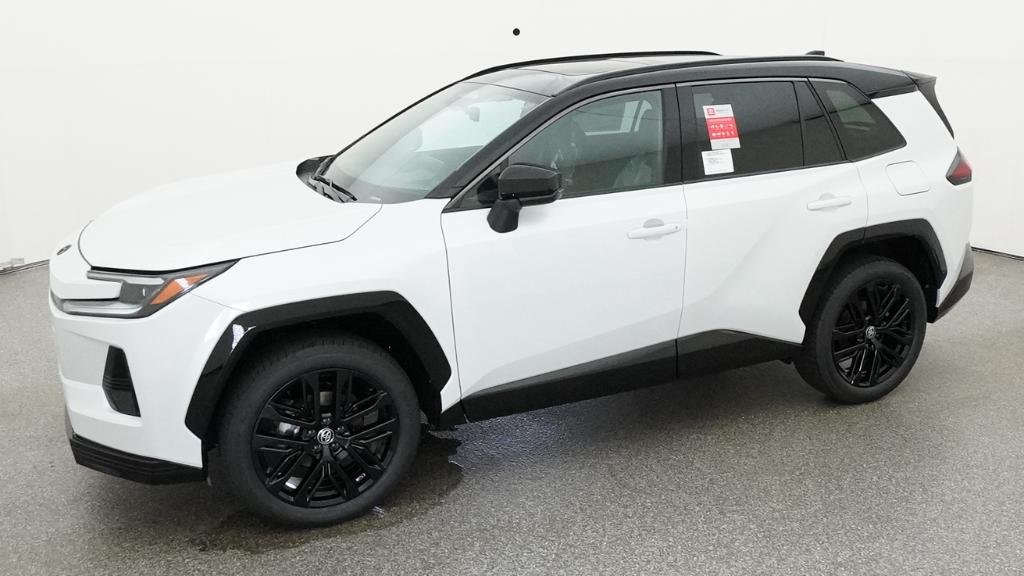New 2026 Wind Chill Pearl with Midnight Black Metallic roof Toyota XSE image 4