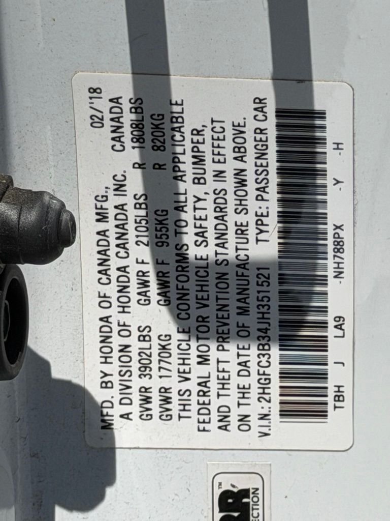 Used 2018 White Honda EX-T image 24