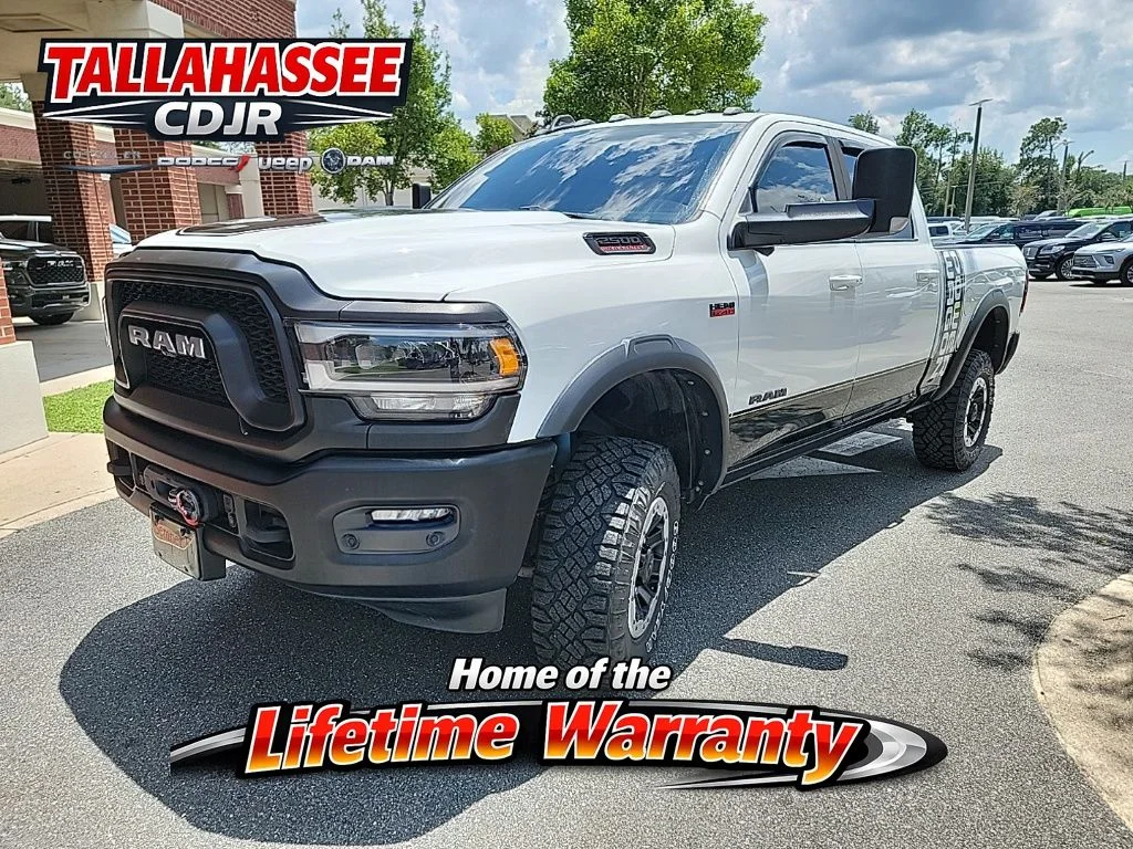 Used 2022 Bright White Clearcoat Ram Power Wagon image 1