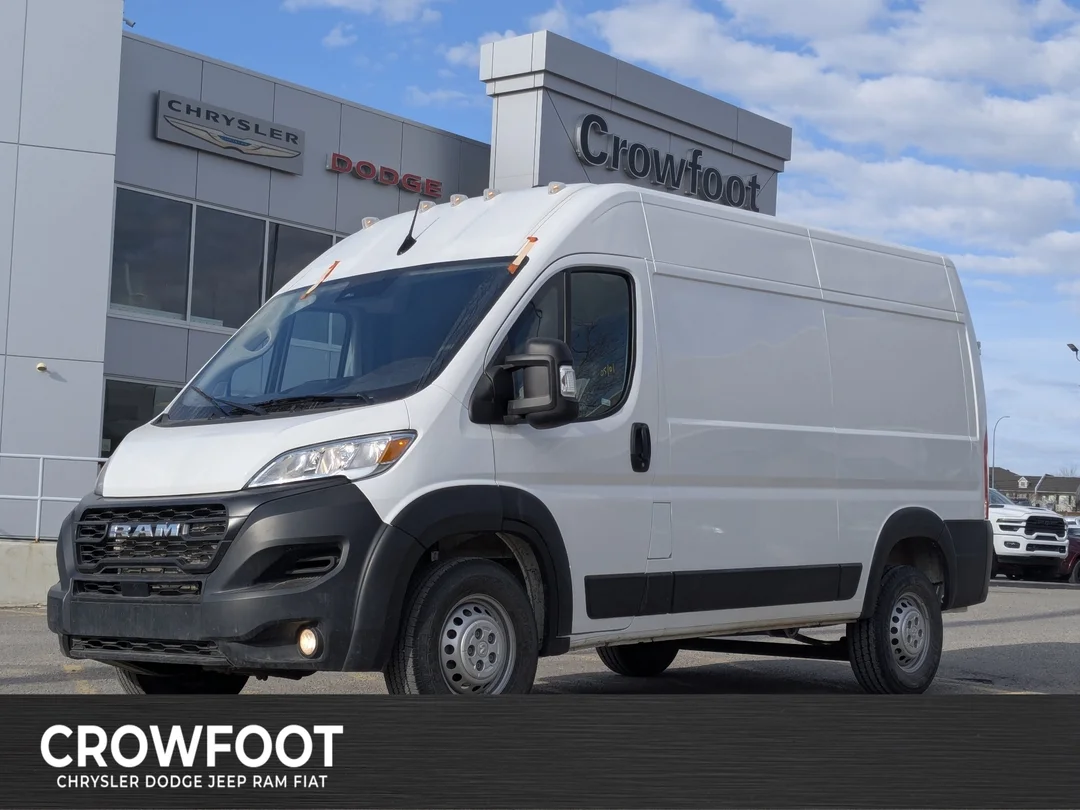 Certified Used 2025 White RAM Tradesman - - FWD - 2500 High Roof 136 WB w/Pass Seat & More! image 1