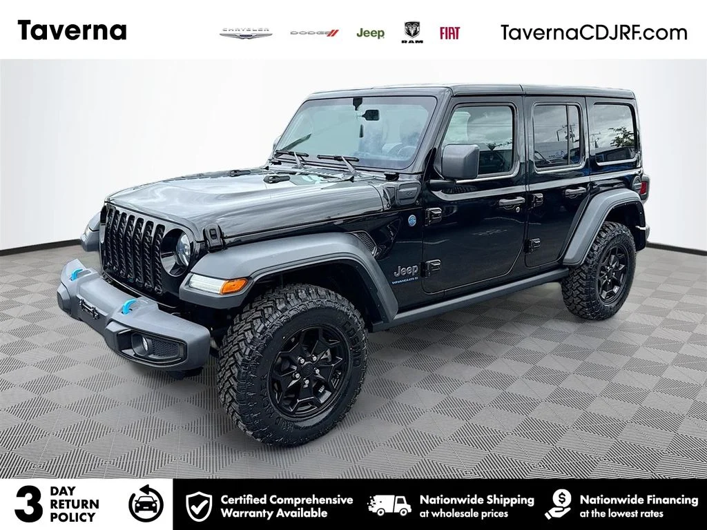 Used 2023 Black Jeep Willys 4xe image 1