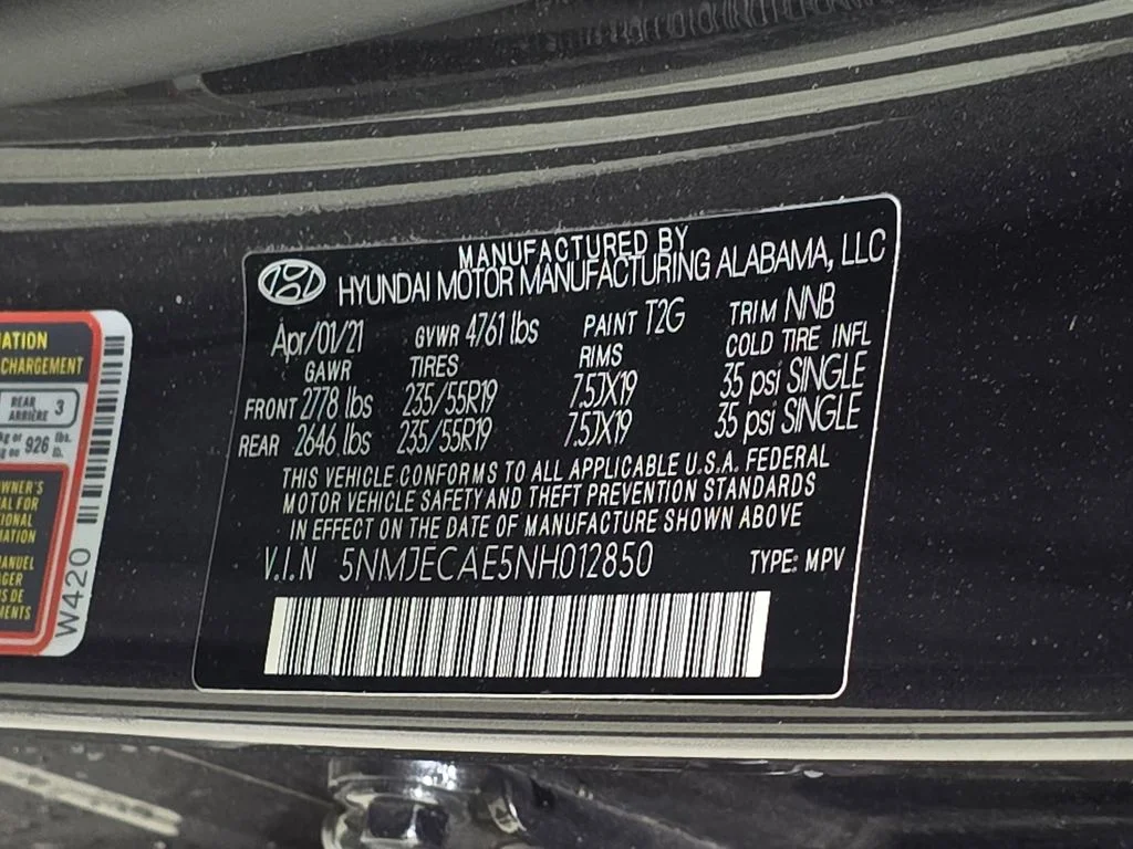 Used 2022 Gray Hyundai Limited image 38