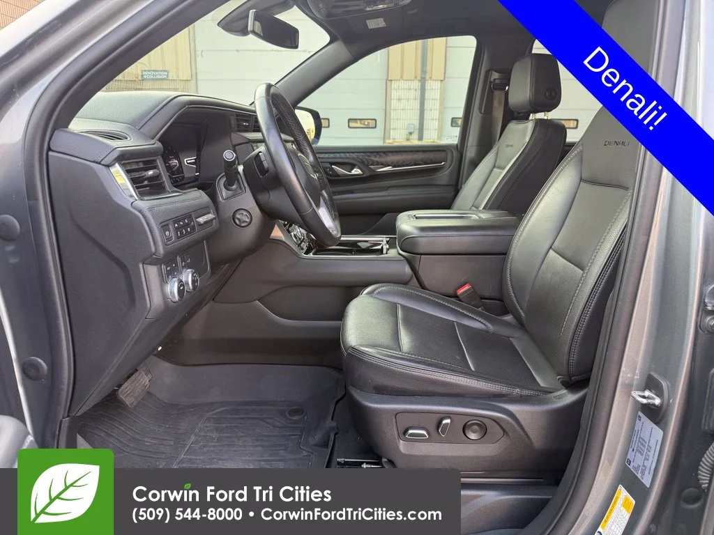 Used 2022 Satin Steel Metallic GMC Denali image 9