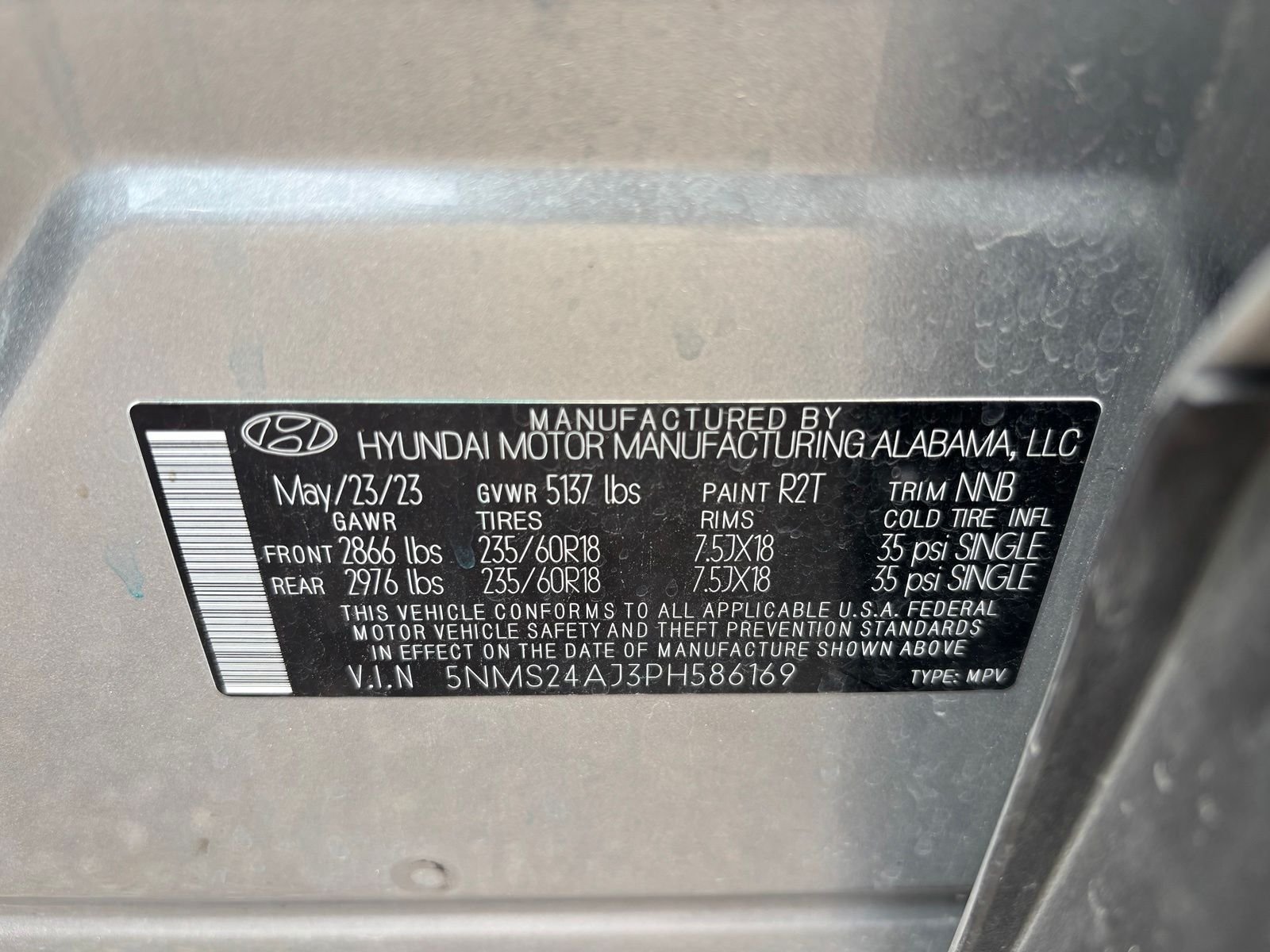Used 2023 Silver Hyundai SEL image 10