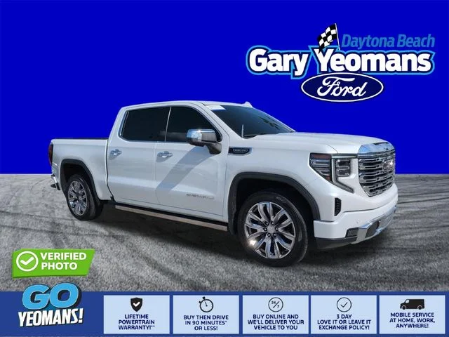 Certified Used 2023 White Frost Tricoat GMC Denali image 1