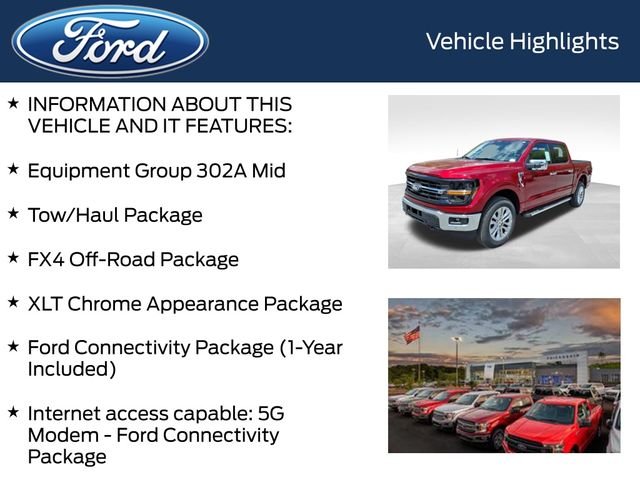 New 2026 Ruby Red Metallic Tinted Clearcoat Ford XLT image 4