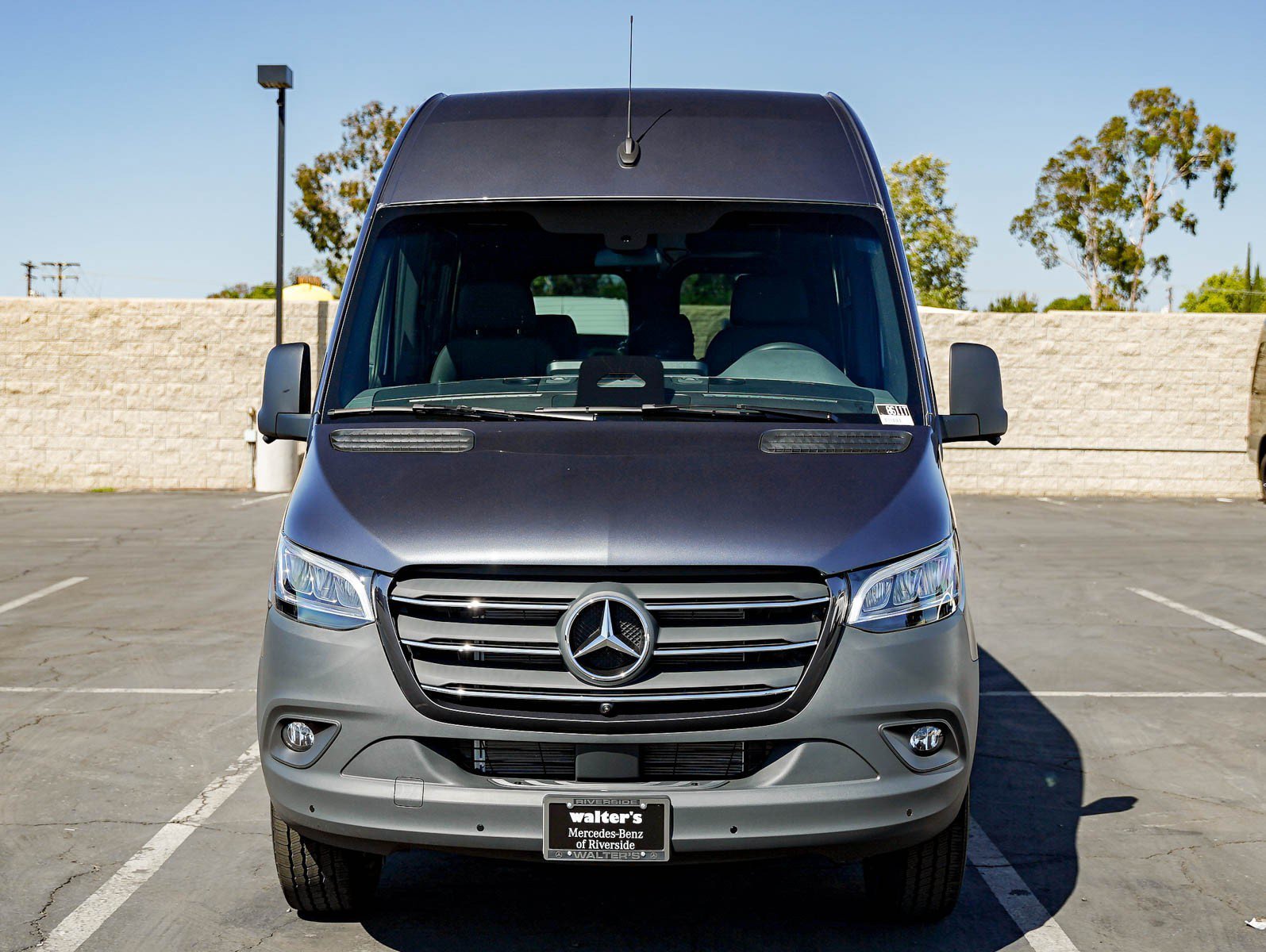 New 2026 Tenorite Gray Metallic Mercedes-Benz 2500 Standard Roof I4 Diesel HO 144 RWD image 2