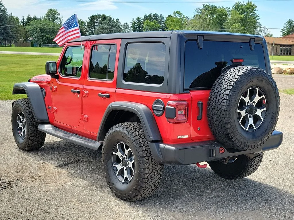 Used 2020 Red Jeep Unlimited Rubicon image 4