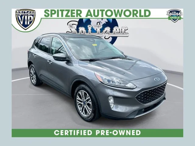 Certified Used 2021 Carbonized Gray Metallic Ford SEL image 1