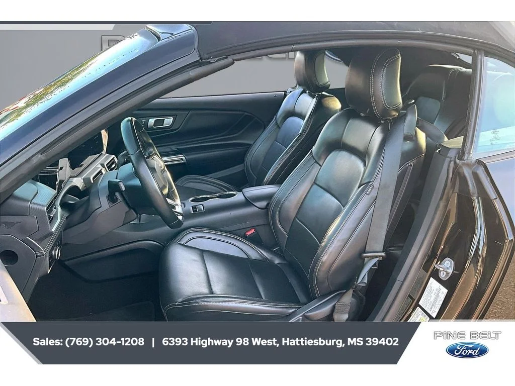 Used 2024 BLACK Ford EcoBoost Convertible image 18