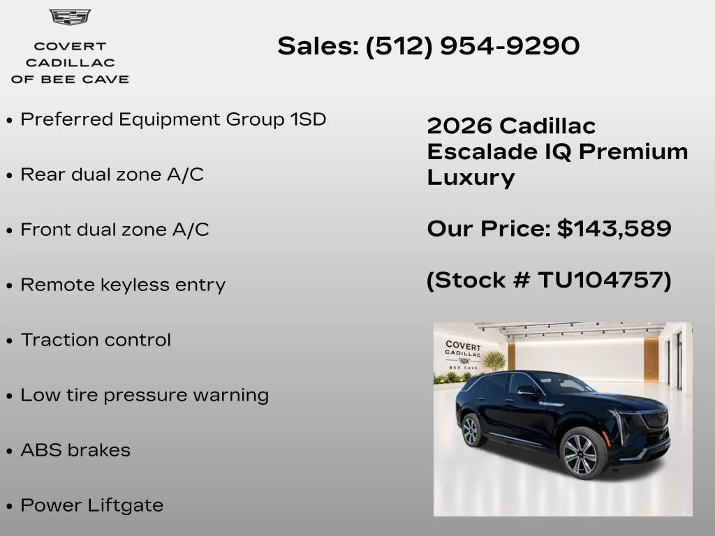 New 2026 Black Raven Cadillac Premium Luxury image 8