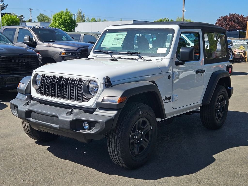 New 2026 Bright White Clear-Coat Exterior Paint Jeep Sport image 3