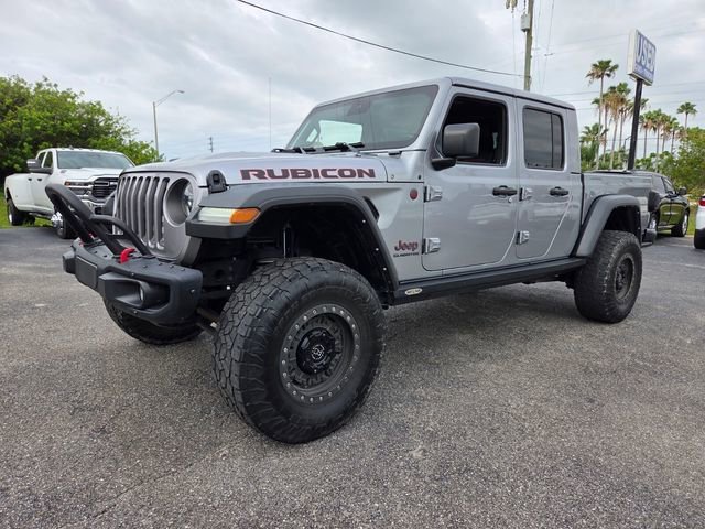 Used 2021 Billet Silver Metallic Clearcoat Jeep Rubicon image 3