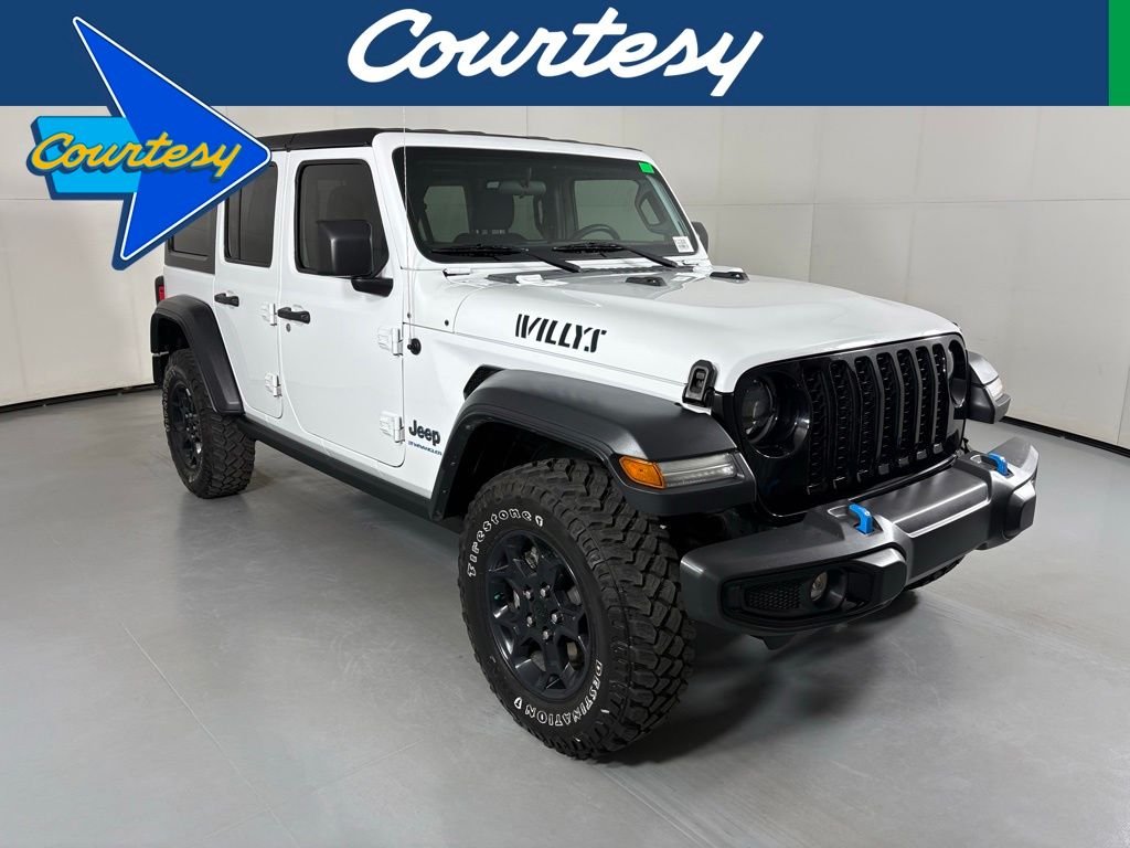 Used 2023 White Jeep Willys 4xe image 1