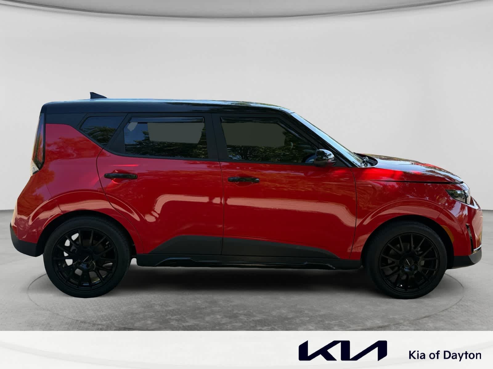 Certified Used 2025 Inferno Red/Black Roof Kia EX image 4