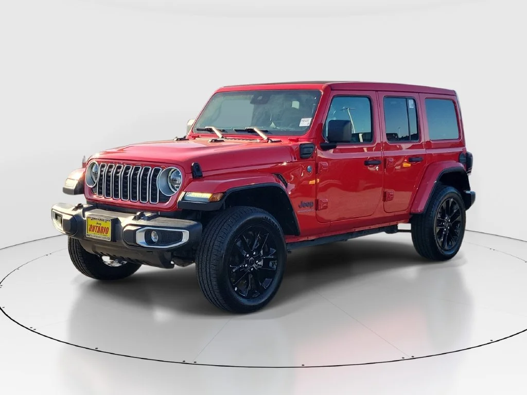 Used 2025 Red Jeep Sahara 4xe image 8