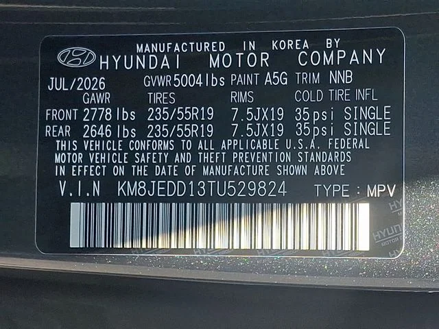 New 2026 Gray Hyundai Limited image 22
