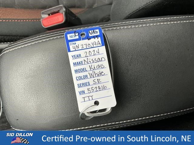 Certified Used 2024 Aspen White Tricoat Nissan SR image 8