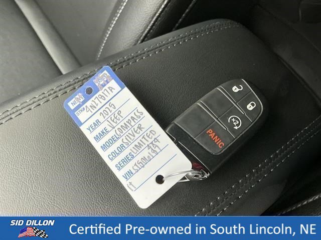 Used 2025 Silver Zynith Metallic Clearcoat Jeep Limited image 7