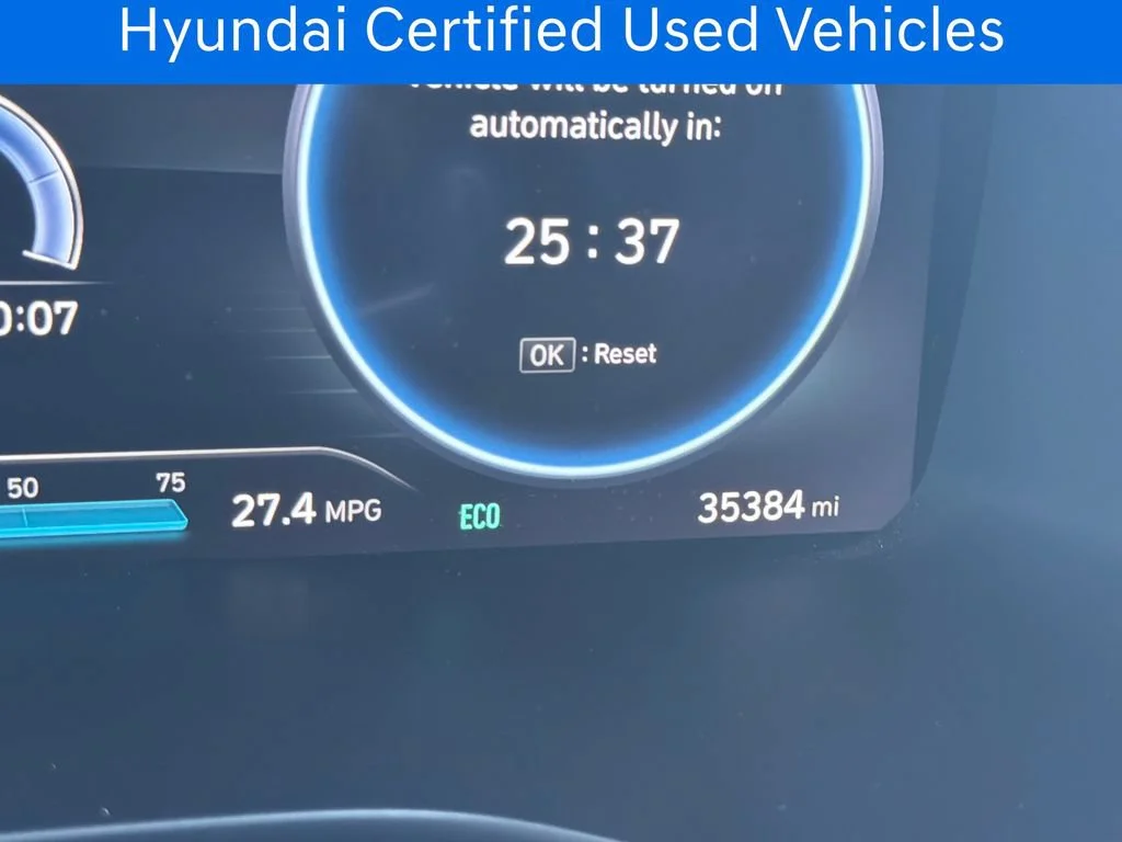 Certified Pre-Owned 2023 Hyundai Santa Fe Hybrid Blue