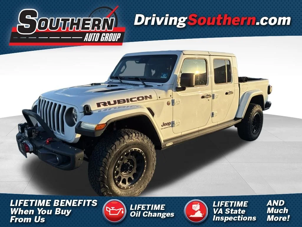 Used 2020 White Jeep Rubicon image 1
