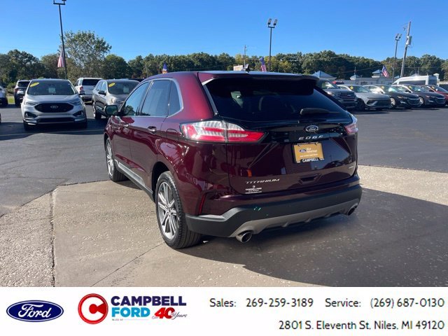 Certified Used 2023 Burgundy Ford Titanium image 5
