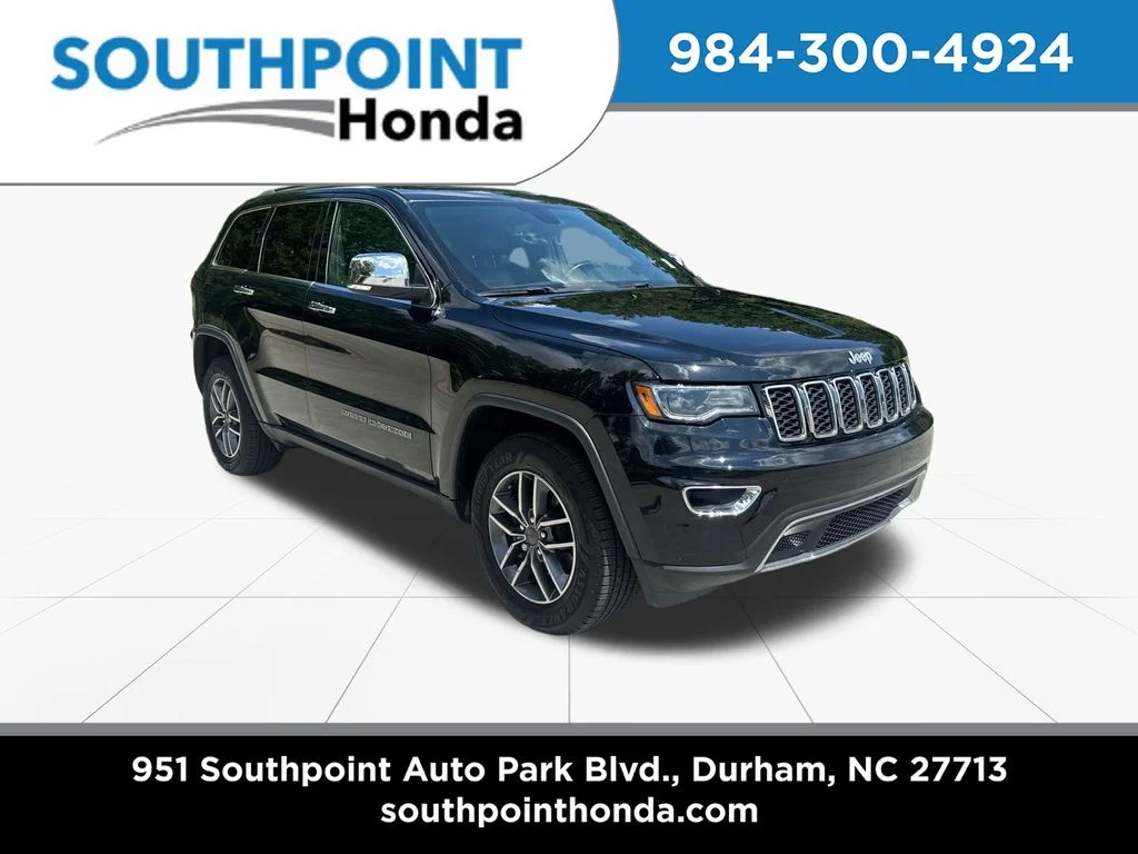 Used 2020 Diamond Black Jeep Limited image 1