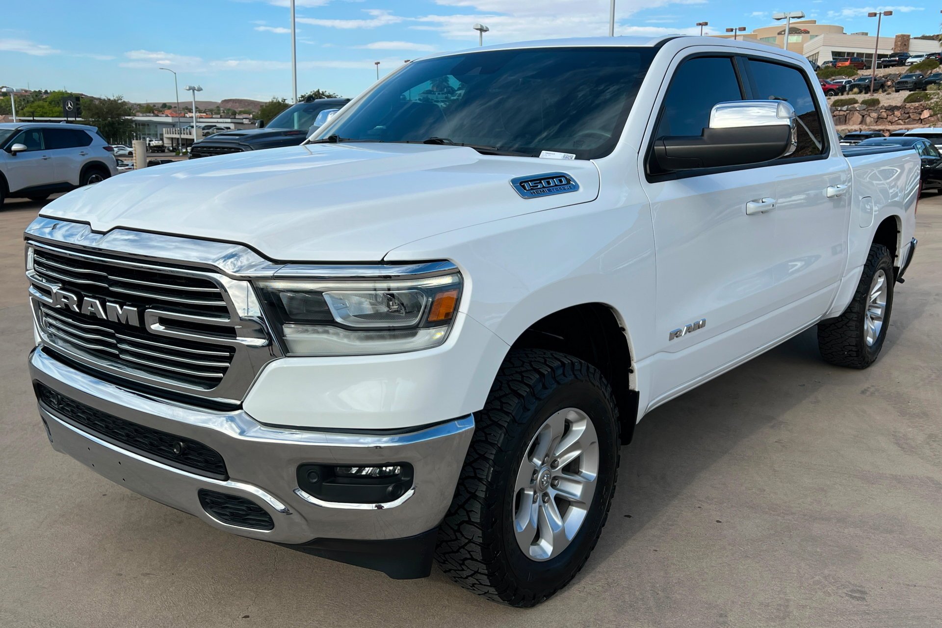 Certified Used 2023 Bright White Clearcoat Ram Laramie image 1
