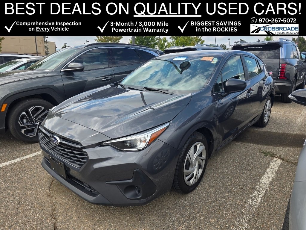 Used 2024 Magnetite Gray Metallic Subaru Base image 1