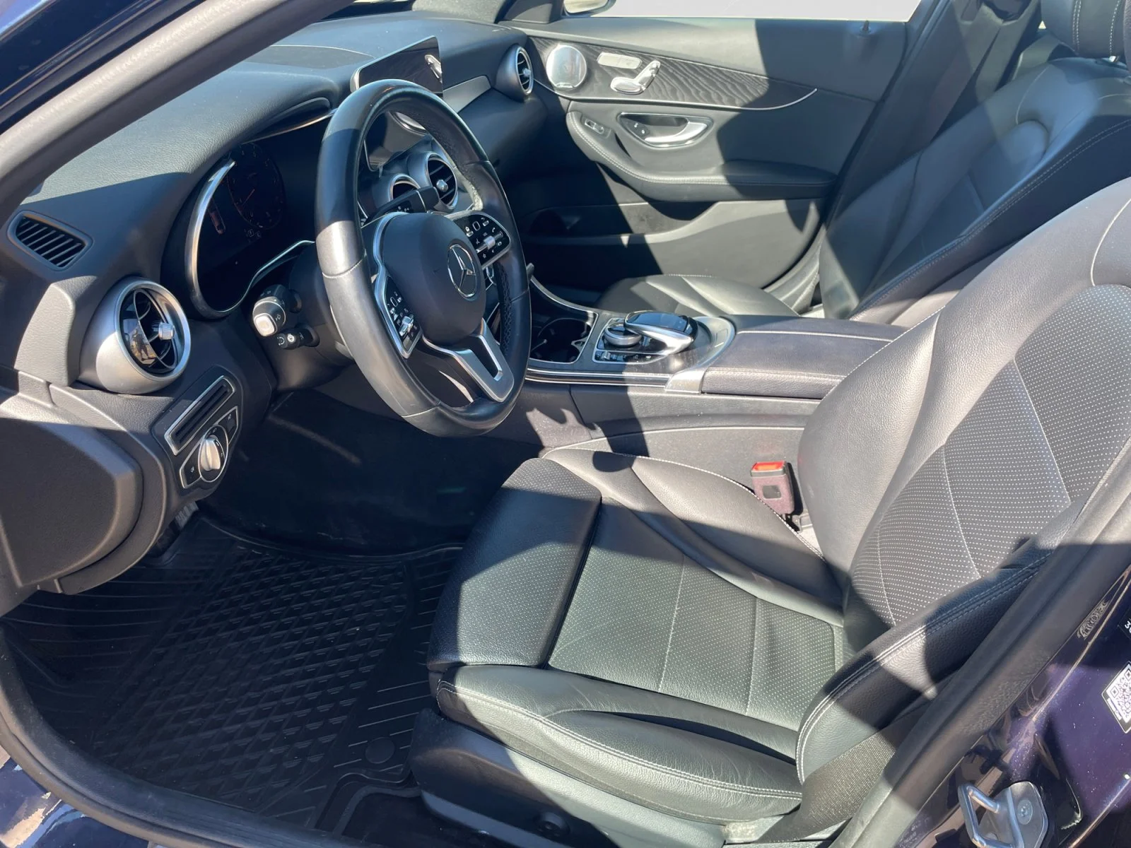 Used 2020 BLUE Mercedes-Benz 4DR SDN C300 4MAT image 12
