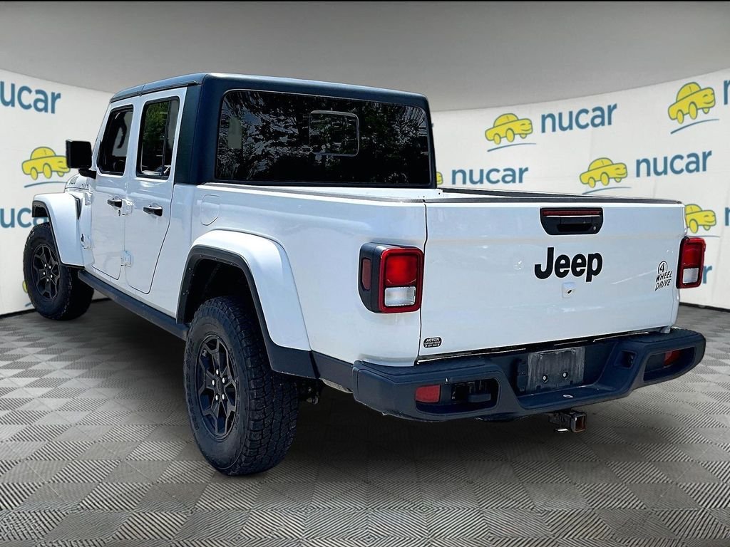 Used 2022 Bright White Clearcoat Jeep Sport image 3