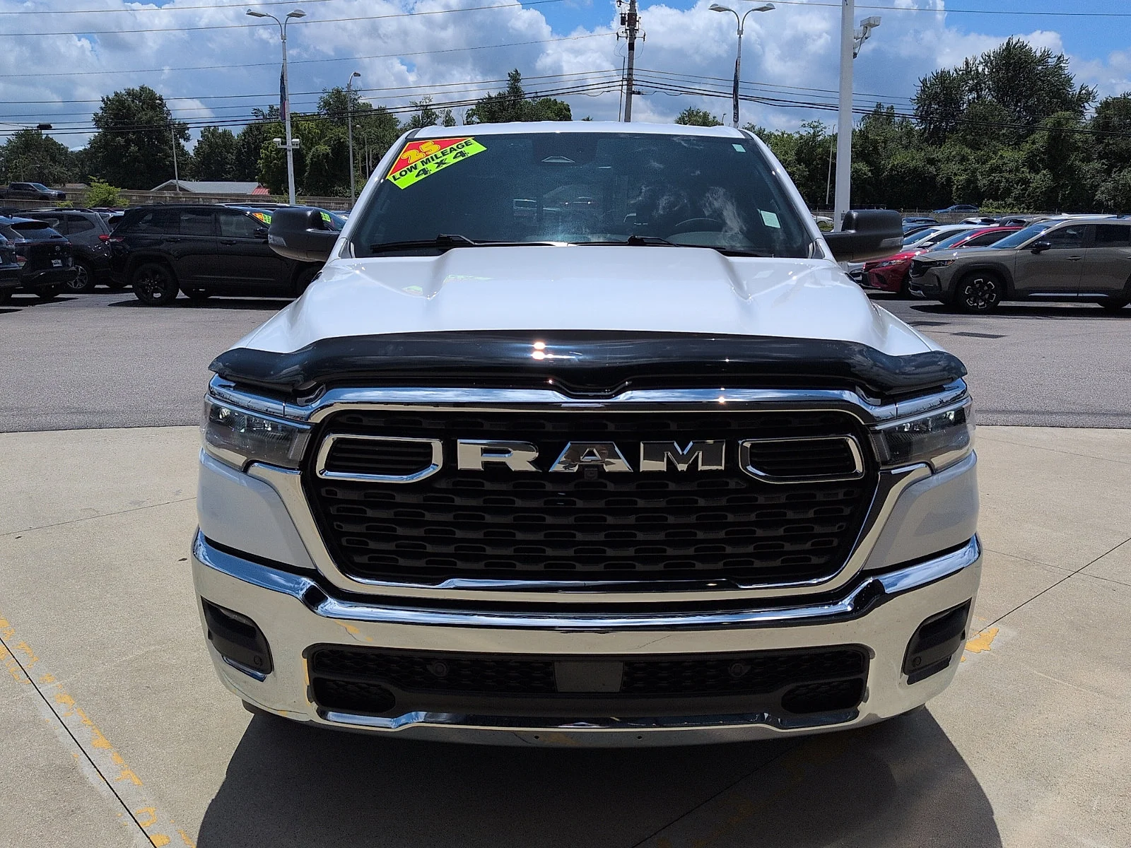 Used 2025 Bright White Clearcoat Ram Big Horn image 3