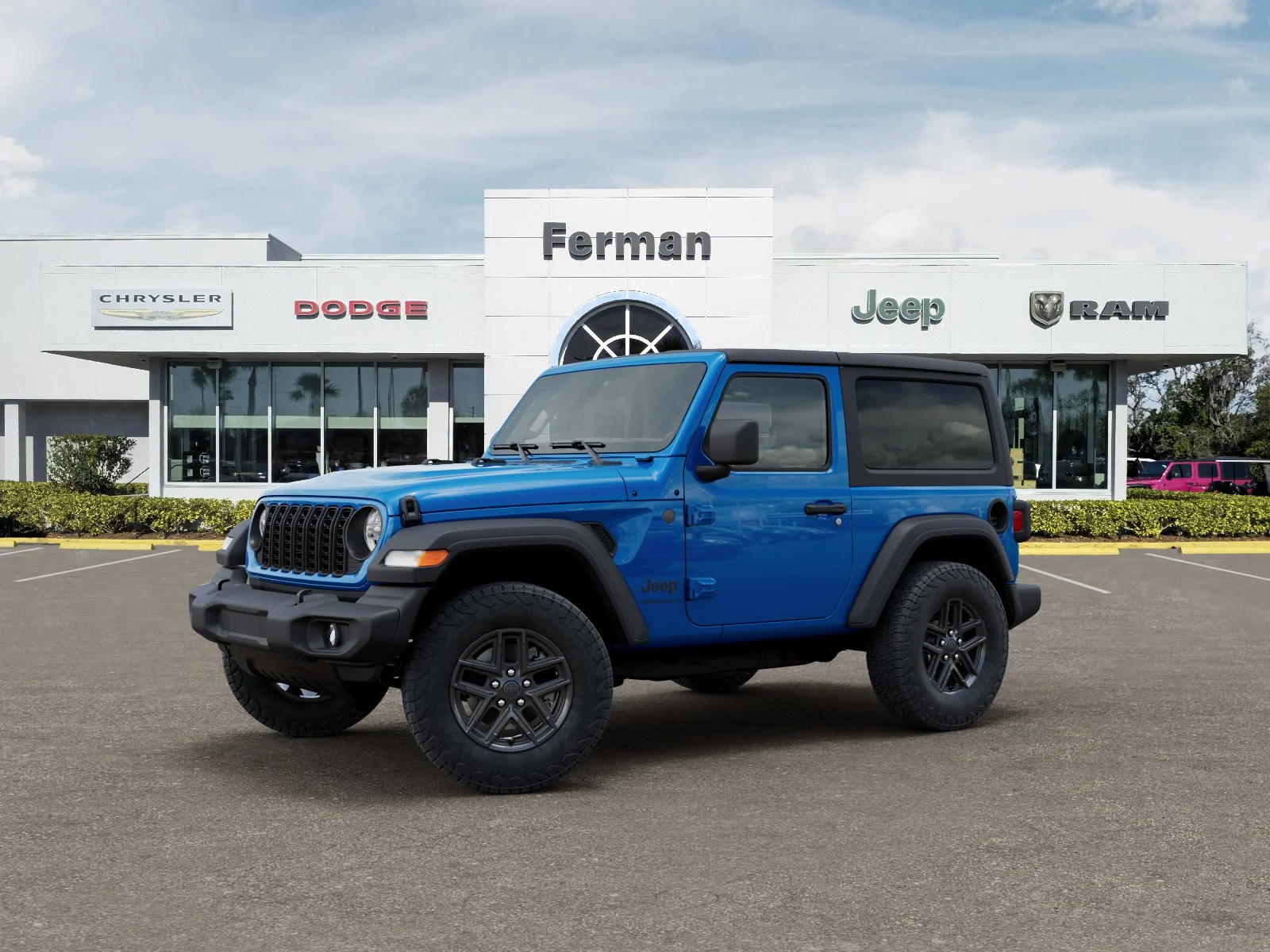 New 2026 Hydro Blue Pearl-Coat Exterior Paint Jeep Sport S image 35