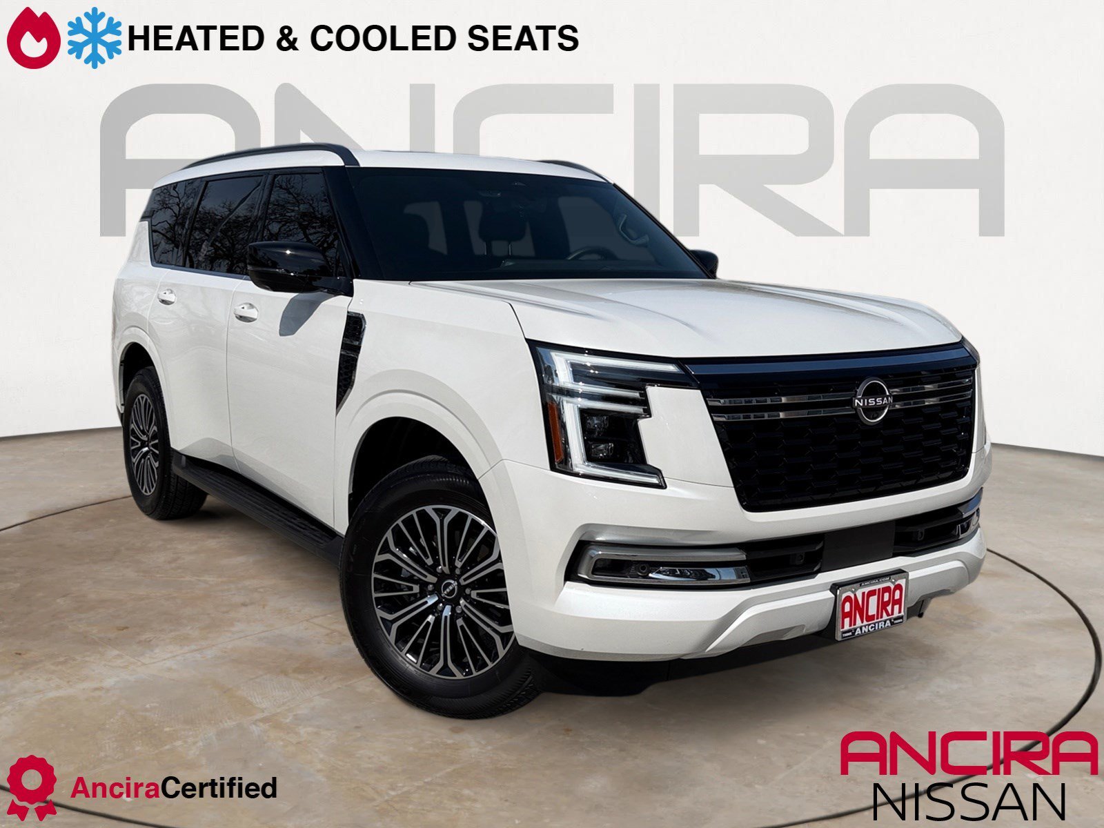 Certified Used 2026 Aspen White Tricoat Nissan Platinum image 1