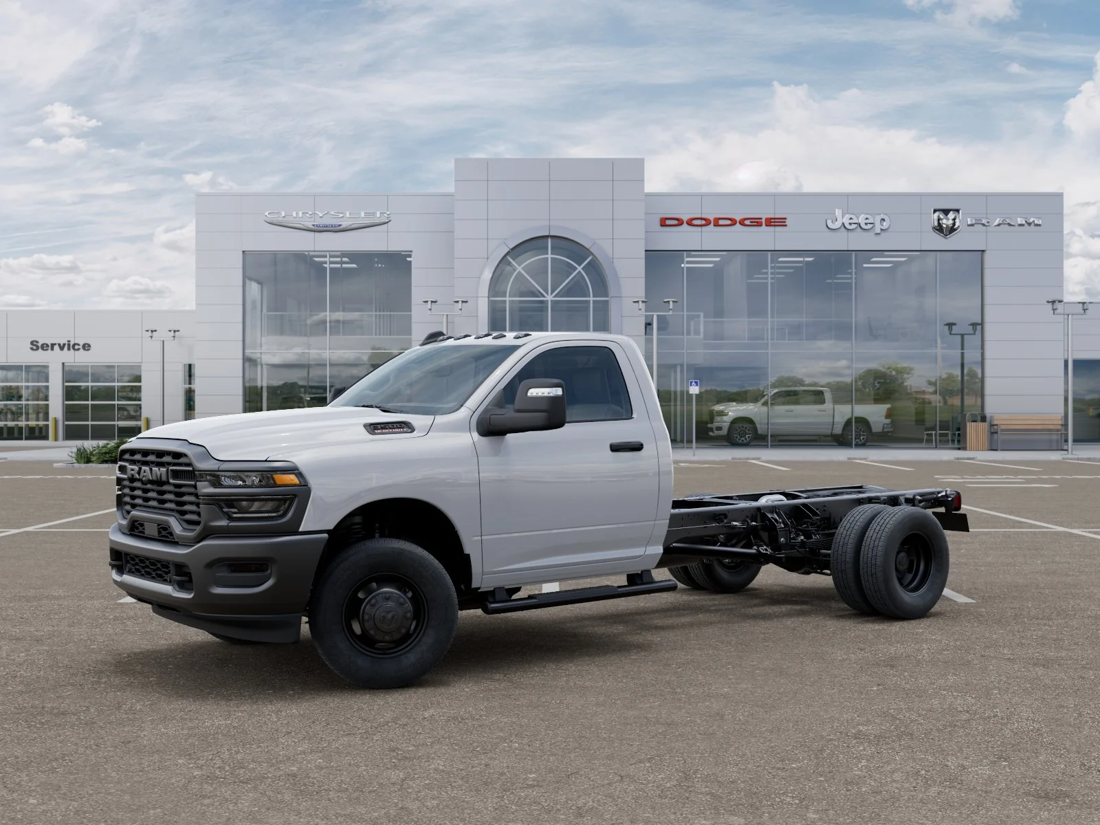 New 2026 Bright White Clear-Coat Exterior Paint RAM Tradesman image 26