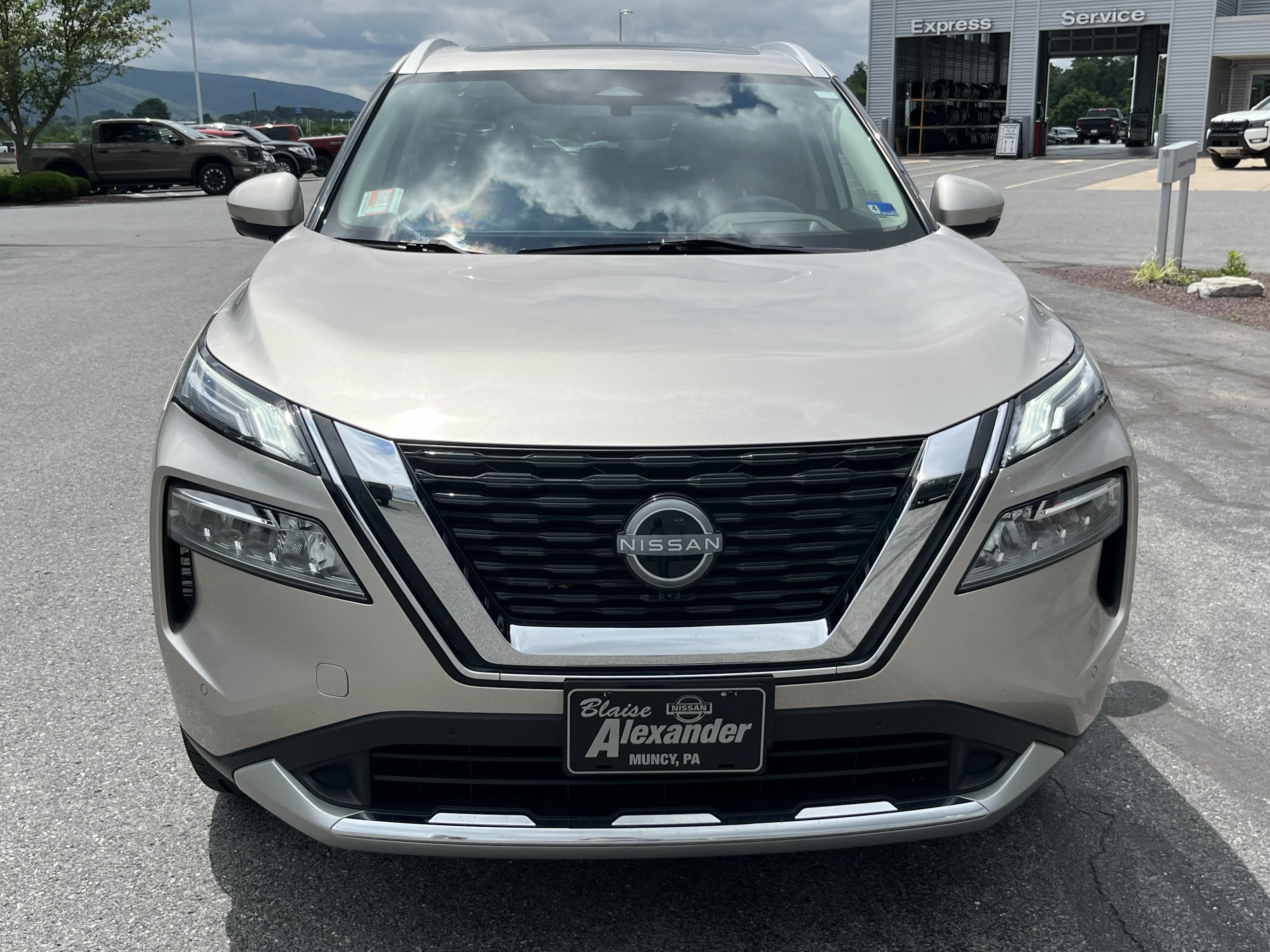 Used 2023 Champagne Silver Metallic Nissan Platinum image 12