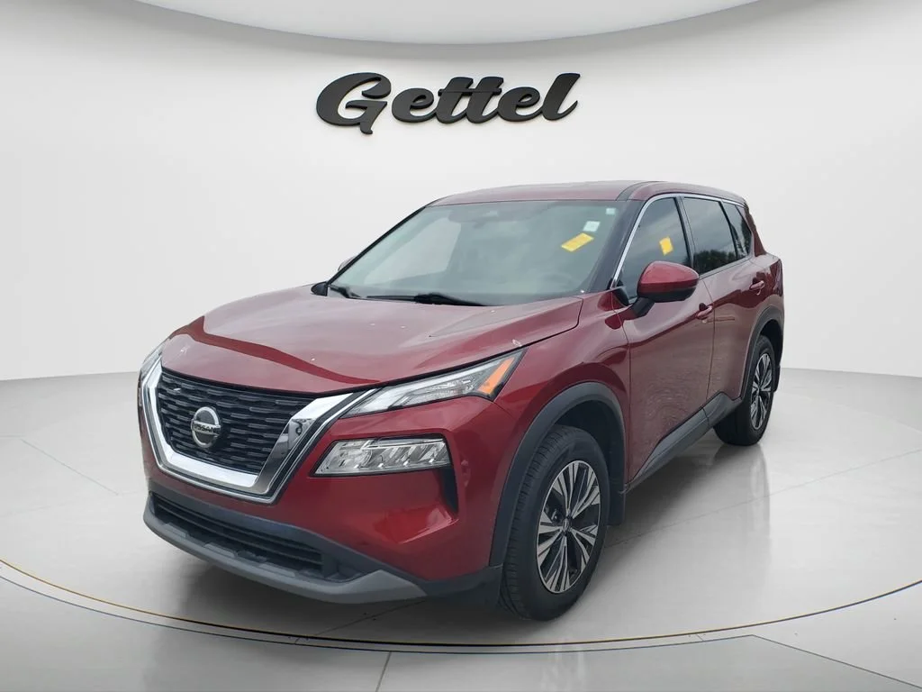 Used 2021 Red Nissan SV FWD image 1