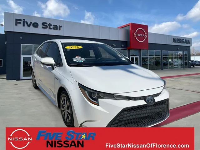 Used 2020 White Toyota LE image 1