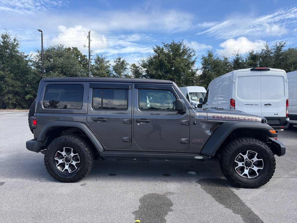 Used 2021 Granite Crystal Clearcoat Metallic Jeep Unlimited Rubicon image 8