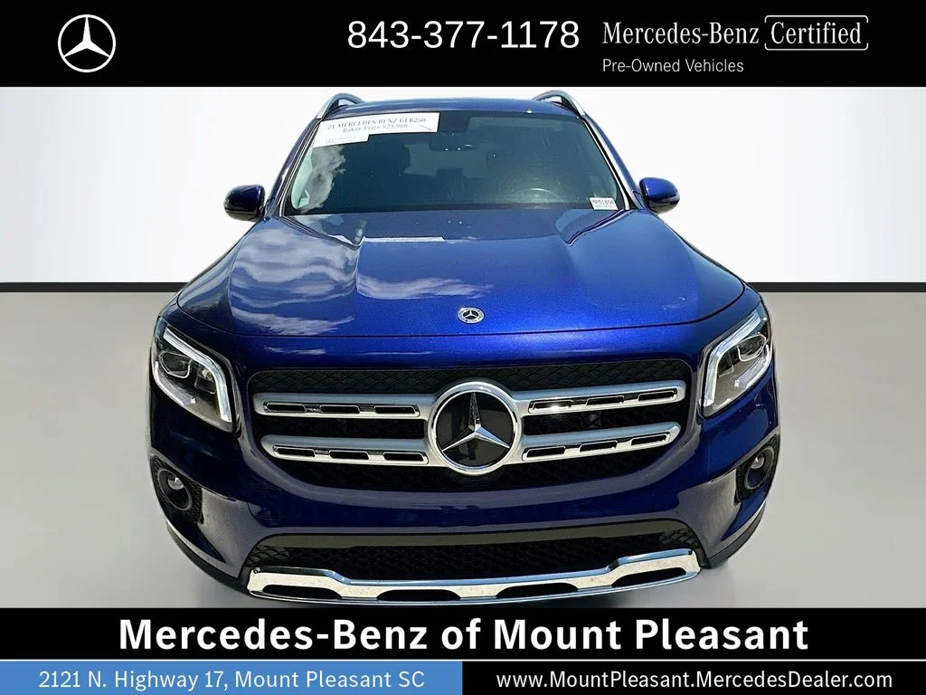 Used 2021 Blue Mercedes-Benz GLB 250 image 2