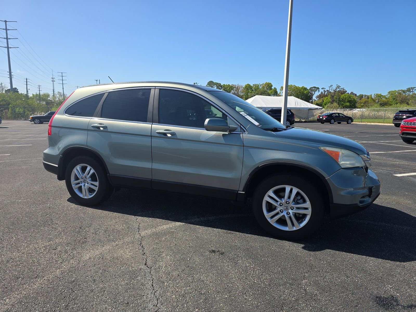 Used 2010 Honda CR-V EX-L with VIN 5J6RE3H75AL023960 for sale in Port Richey, FL