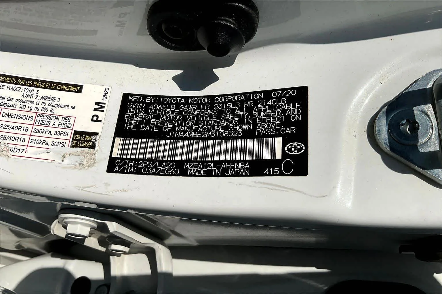 Used 2021 Wind Chill Pearl Toyota XSE image 33
