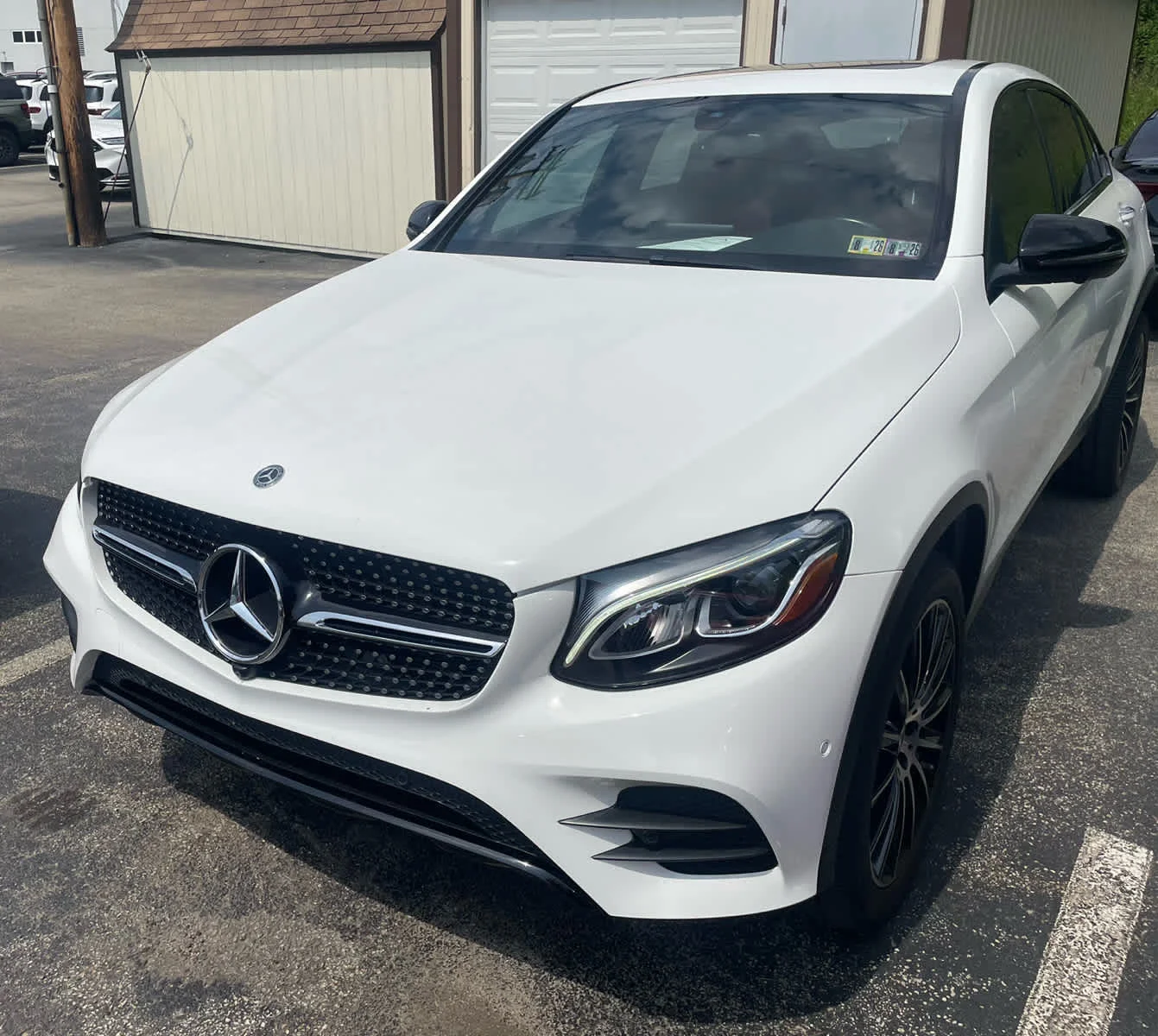 Used 2019 Polar White Mercedes-Benz GLC 300 image 3