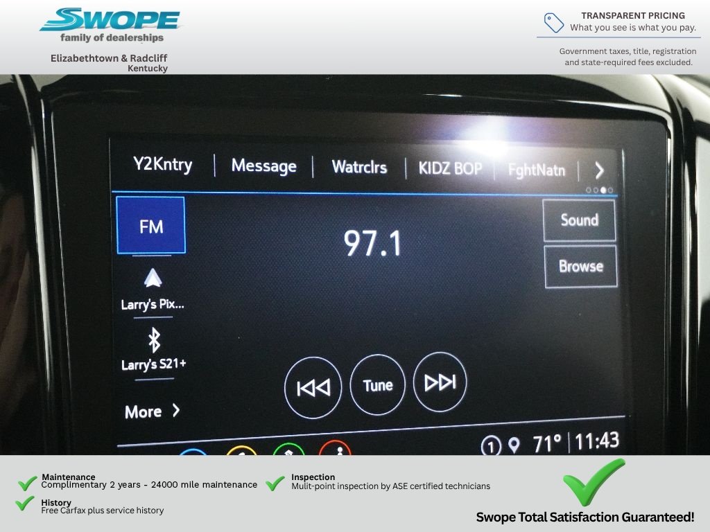 Used 2023 WHITE Chevrolet LT Cloth image 23