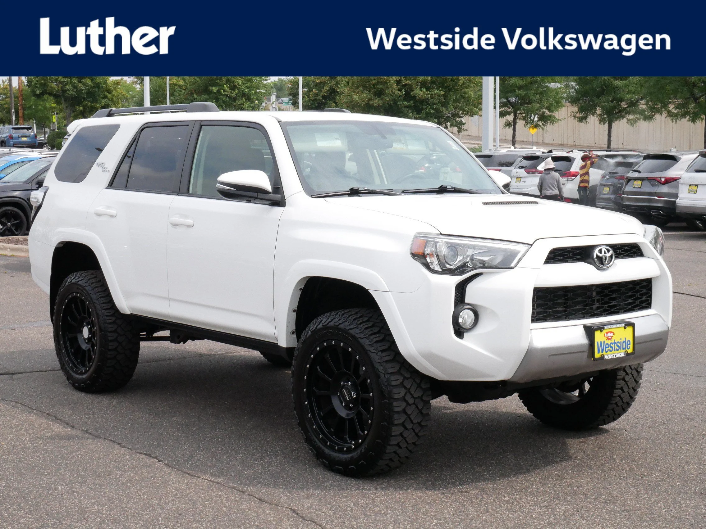 Used 2019 Super White Toyota TRD Off Road Premium image 1