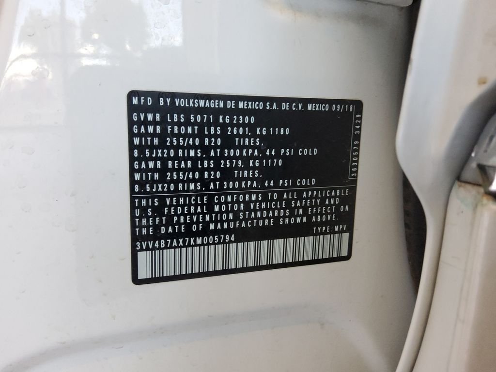 Used 2019 Beige Volkswagen 2.0T SEL Premium R-Line image 20